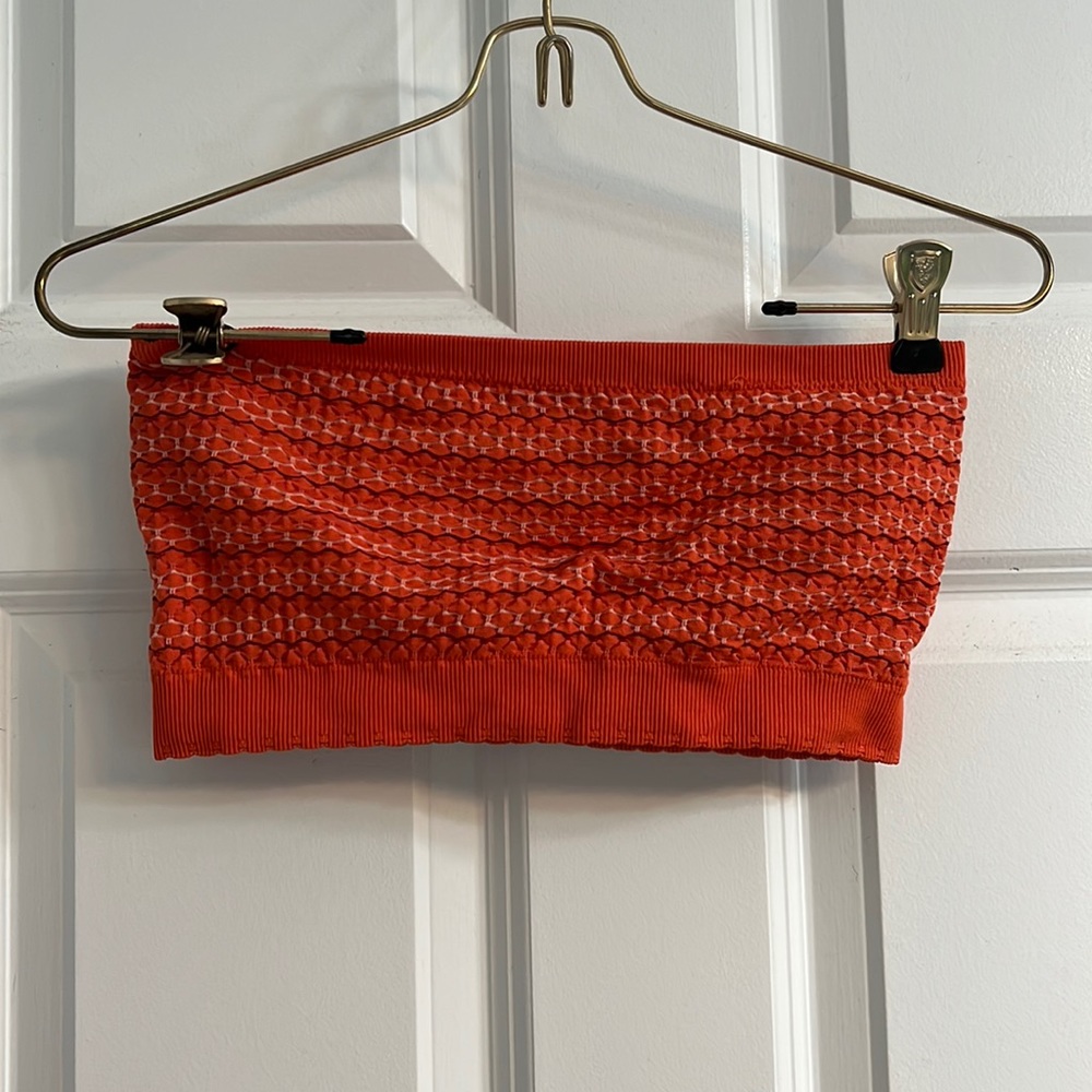 Aerie Orange Tube Top Bralette
